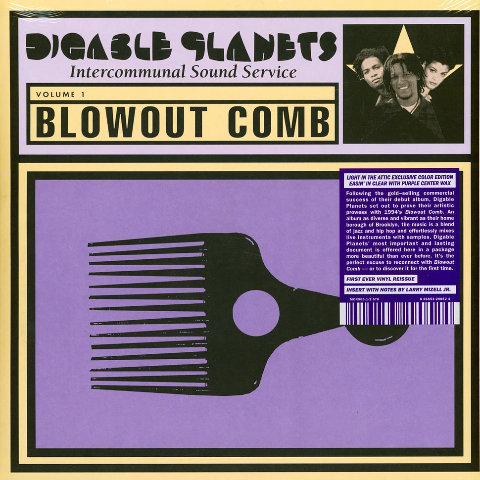 Digable Planets - Blowout Comb Clear & Purple Vinyl Edition
