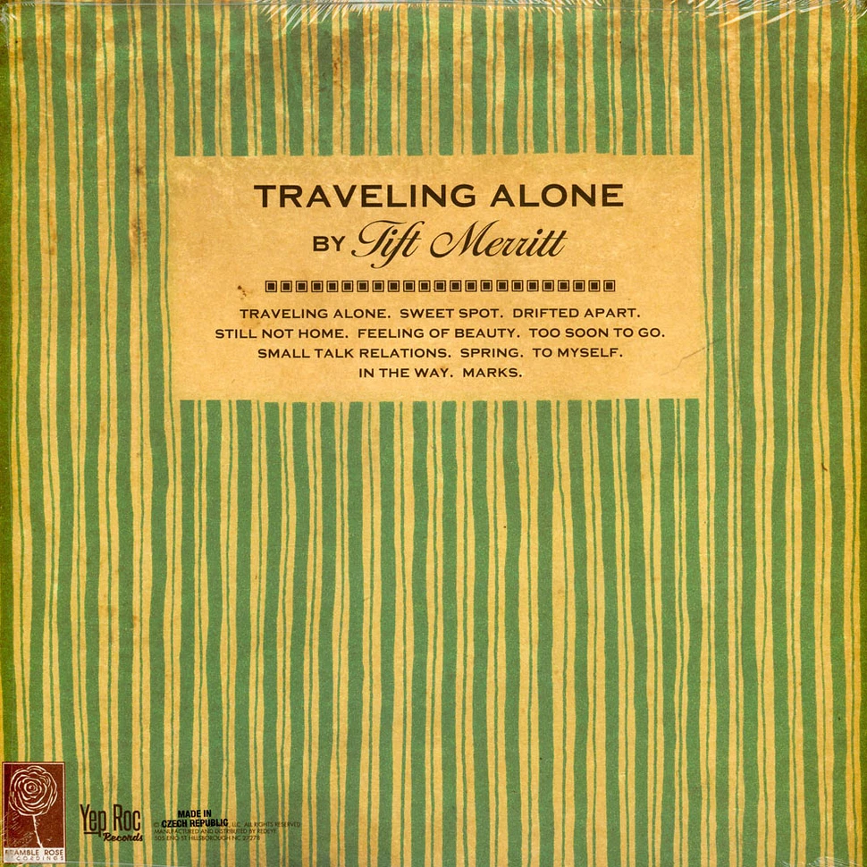 Tift Merritt - Traveling Alone 10th Anniversary Edition - Cloudy Sage Vinyl Edition