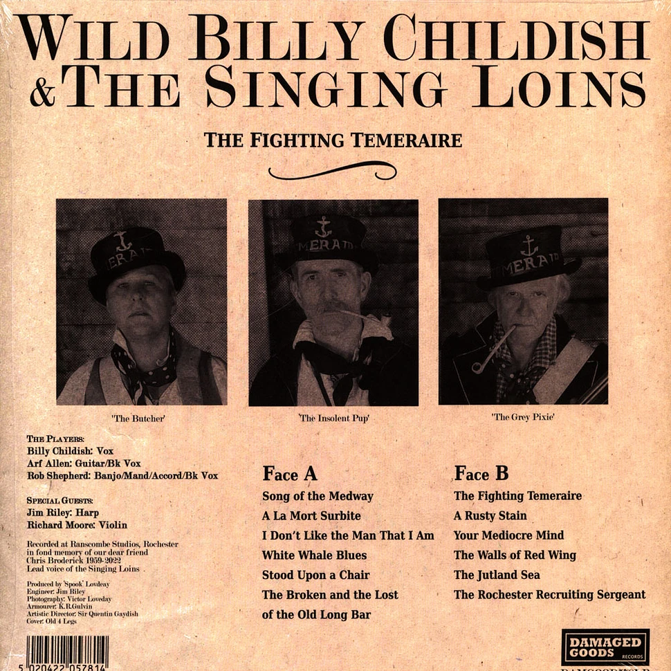 Wild Billy Childish & The Singing Lions - The Fighting Temeraire