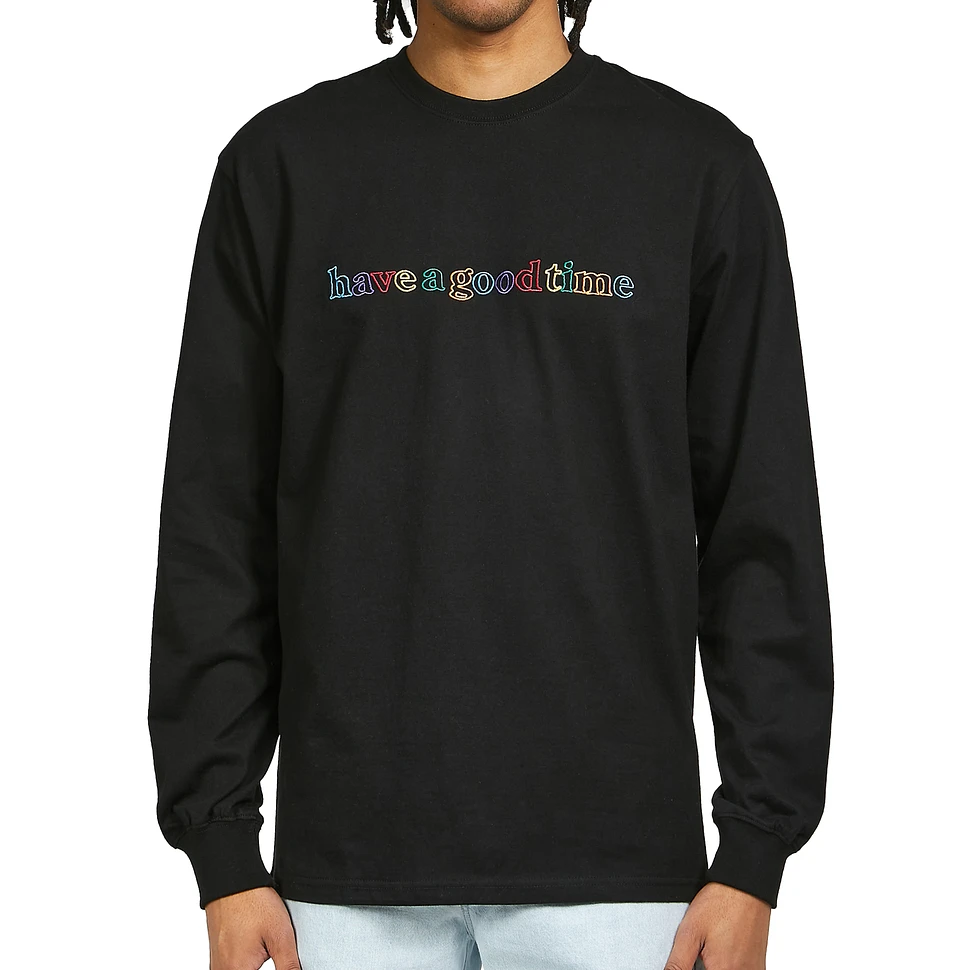 have a good time - Colorful Outline Side Logo L/S Tee