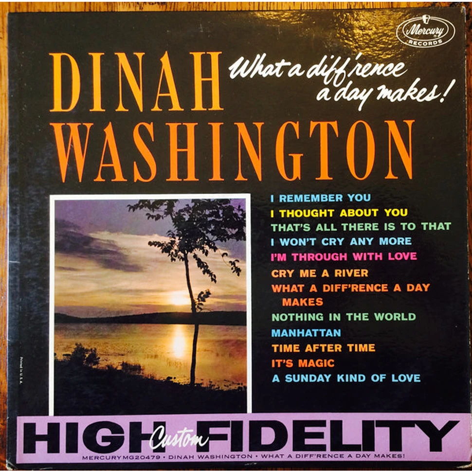 Dinah Washington - What A Diff'rence A Day Makes!