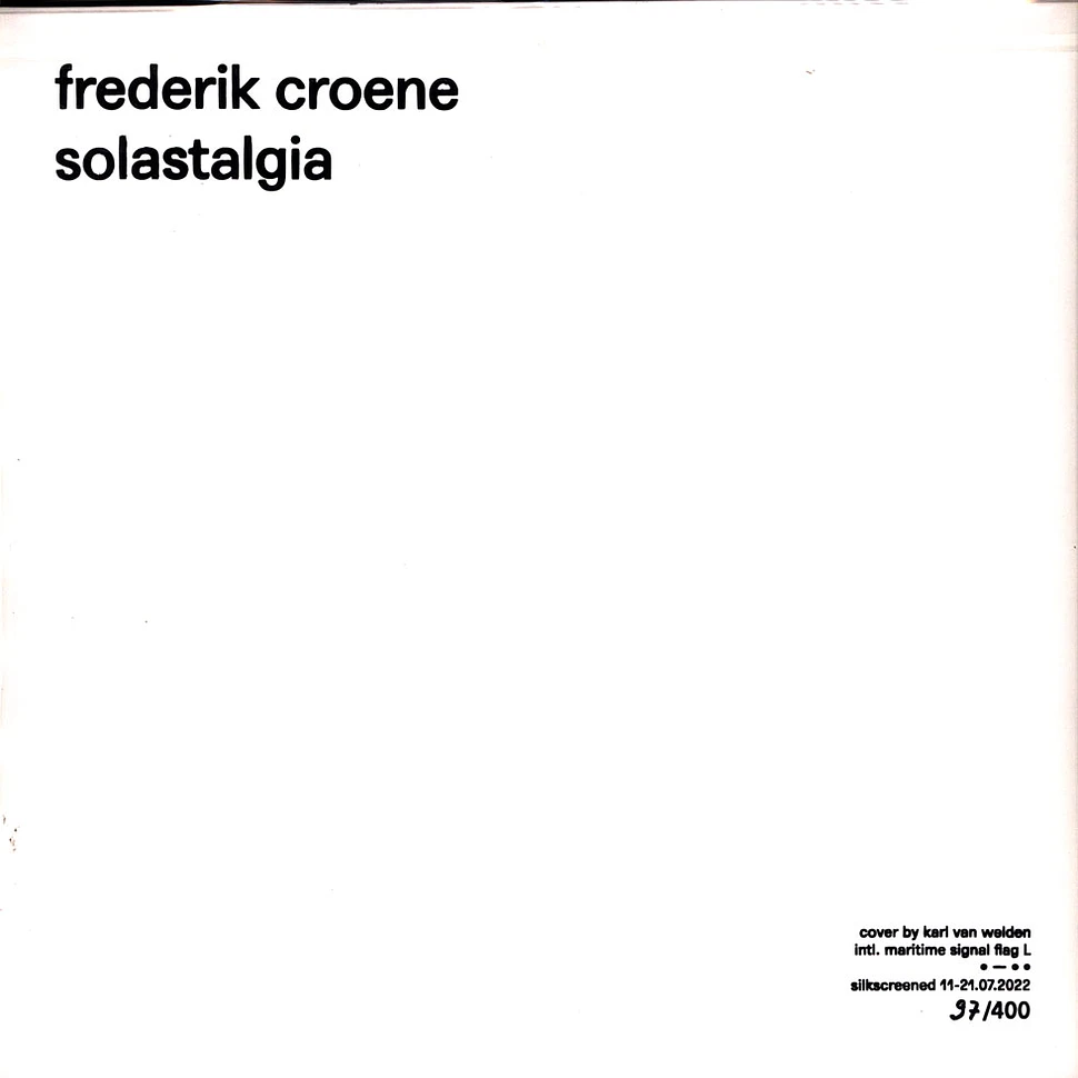 Frederik Croene - Solastalgia