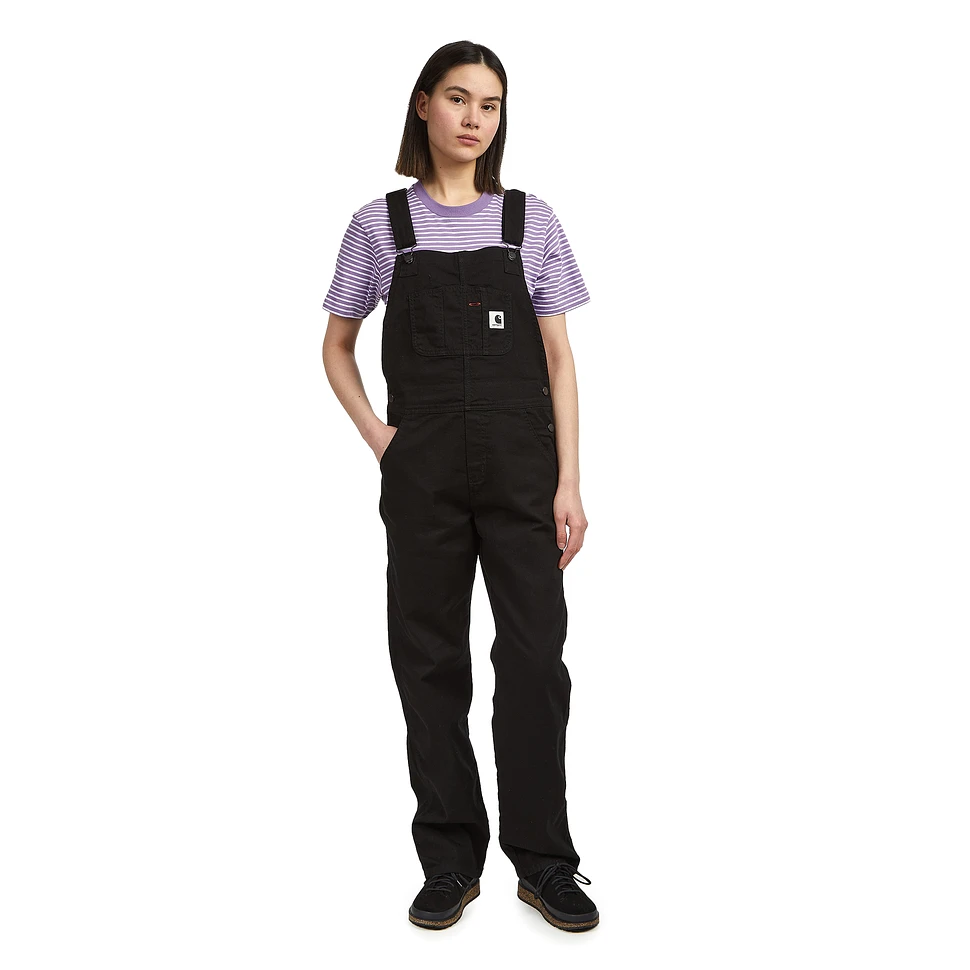 Carhartt WIP Relaxed Overalls In Stretch Canvas in Black