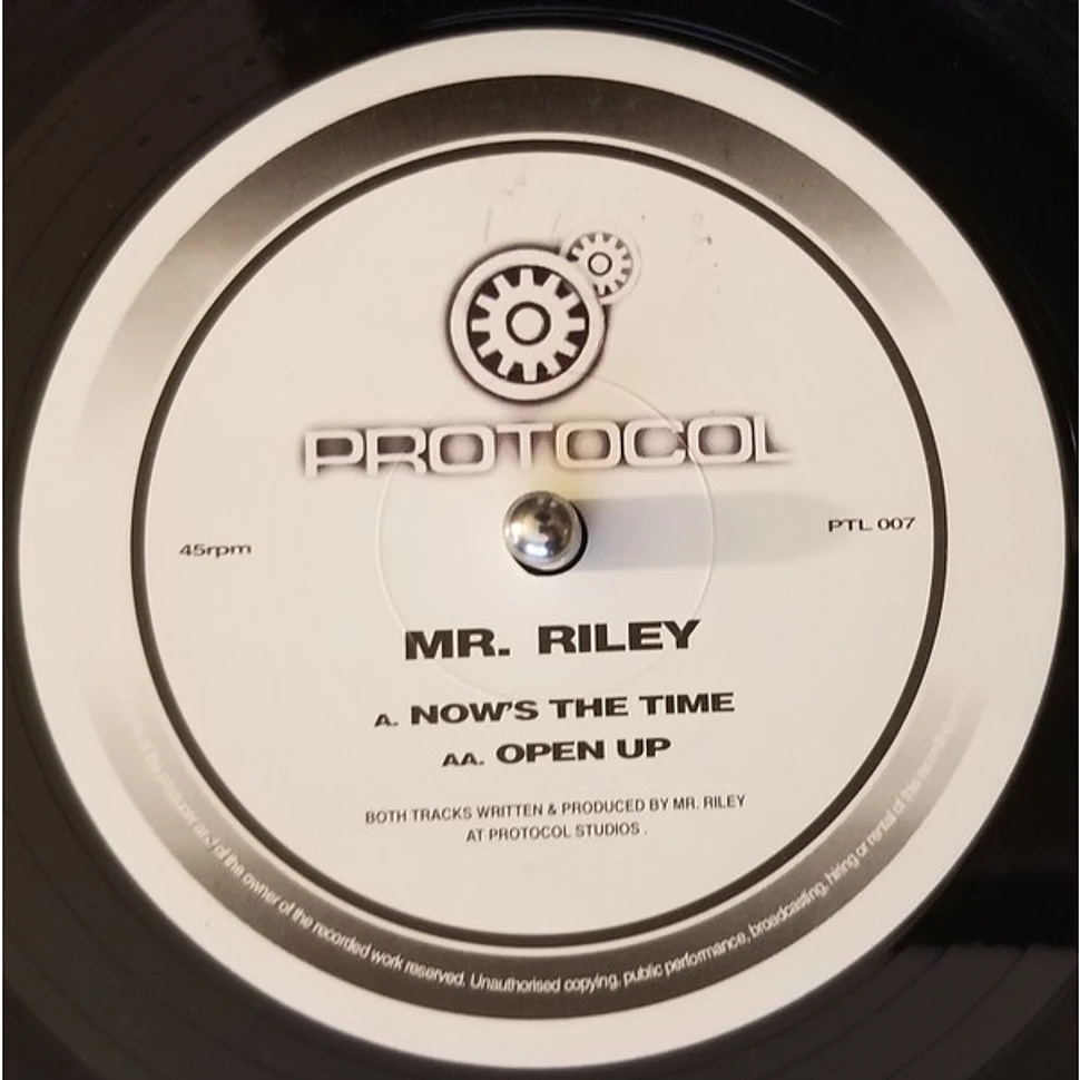 Mr. Riley - Now's The Time / Open Up