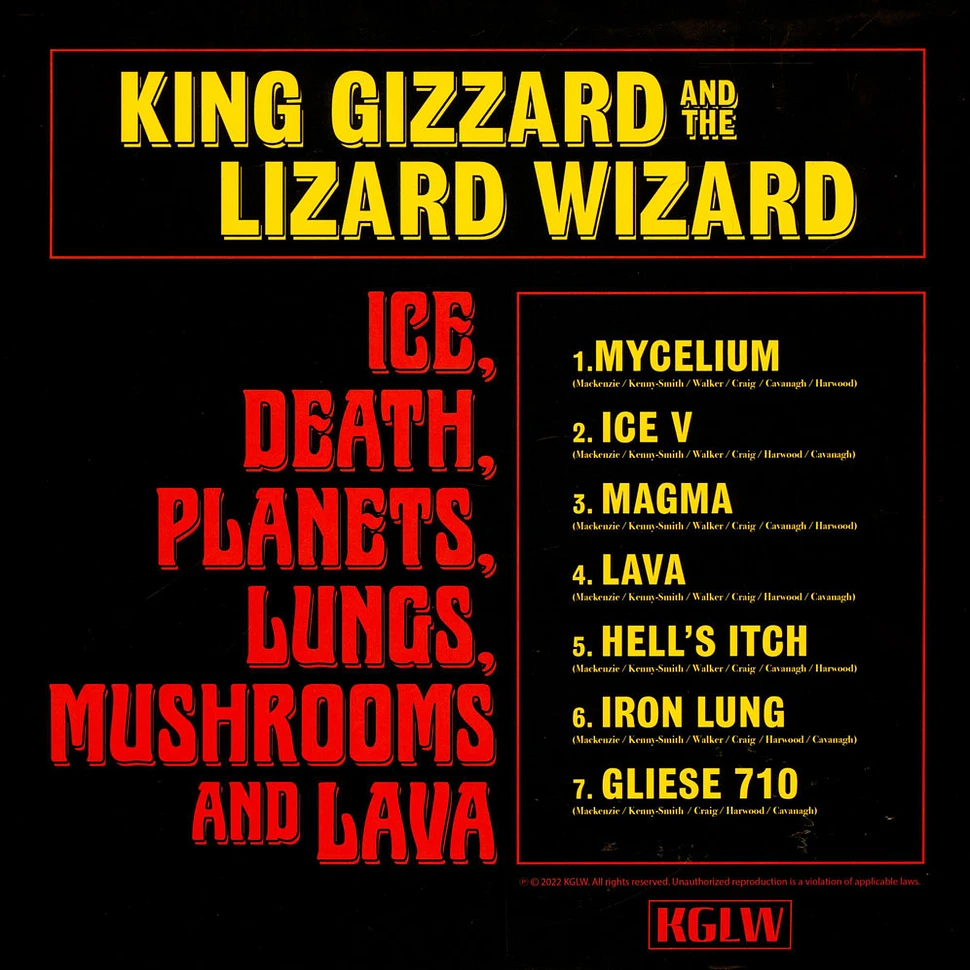 King Gizzard & The Lizard Wizard - Ice, Death, Planets, Lungs, Mushrooms, and Lava