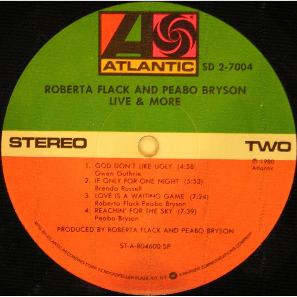 Roberta Flack And Peabo Bryson - Live & More