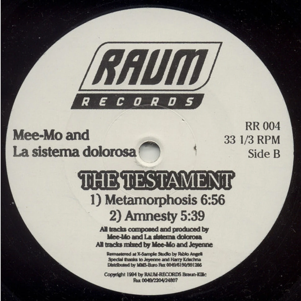 DJ Meemo And La Systema Dolorosa - The Testament