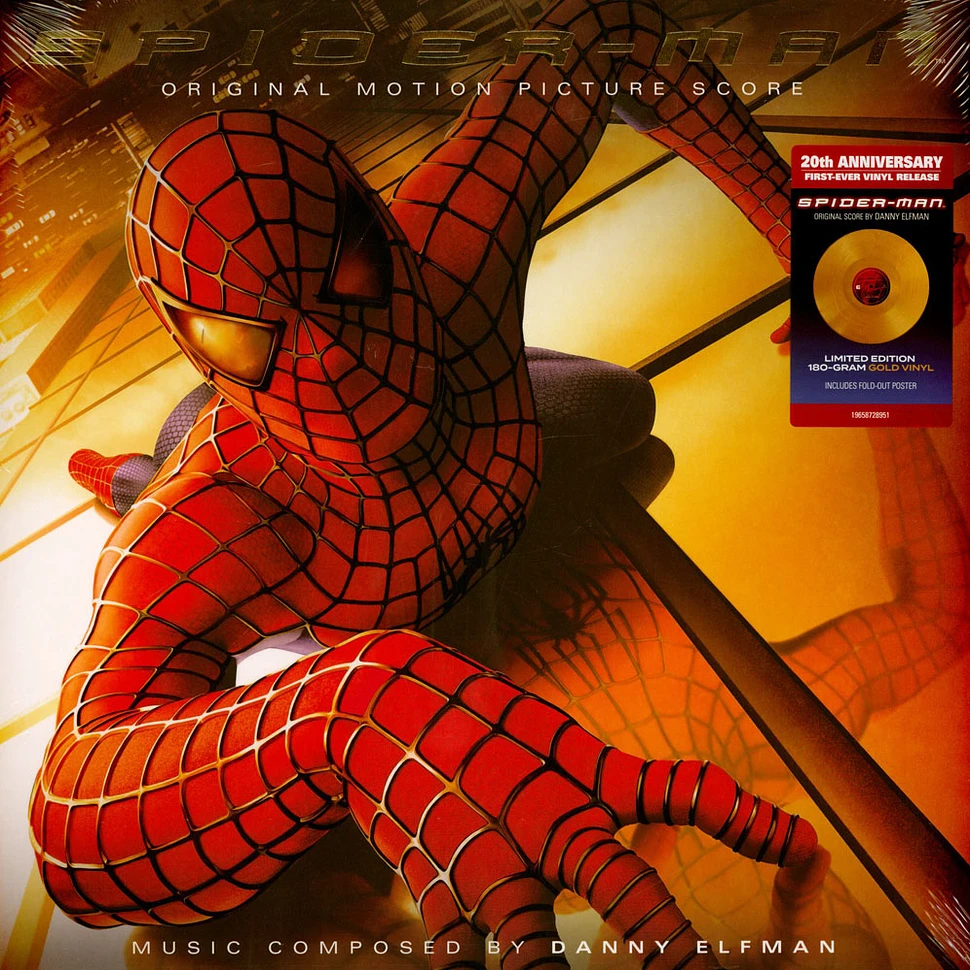 Danny Elfman - OST Spider-Man Score Gold Vinyl Edition