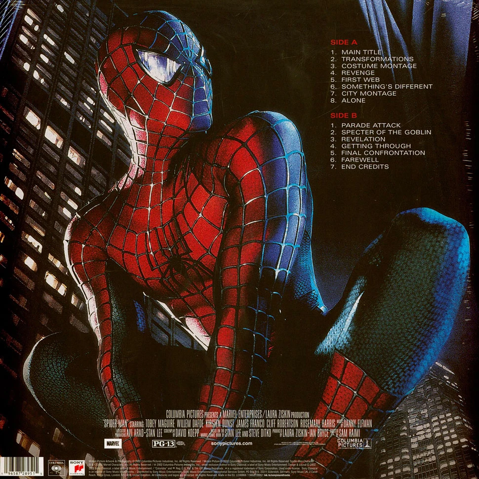 Danny Elfman - OST Spider-Man Score Gold Vinyl Edition