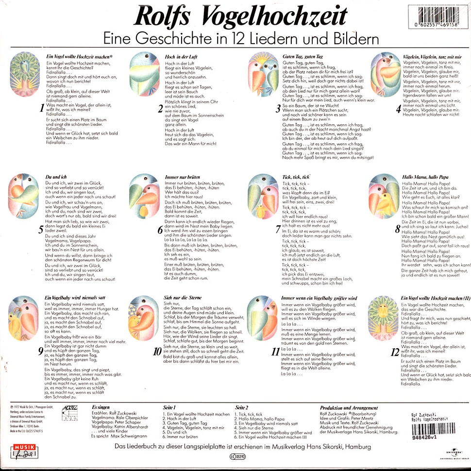 Rolf Zuckowski - Rolfs Vogelhochzeit