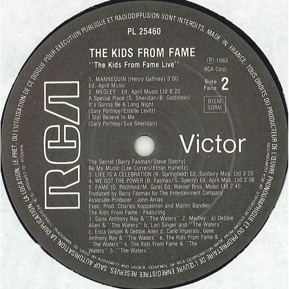 The Kids From Fame - Live! - Vinyl LP - 1983 - FR - Original | HHV