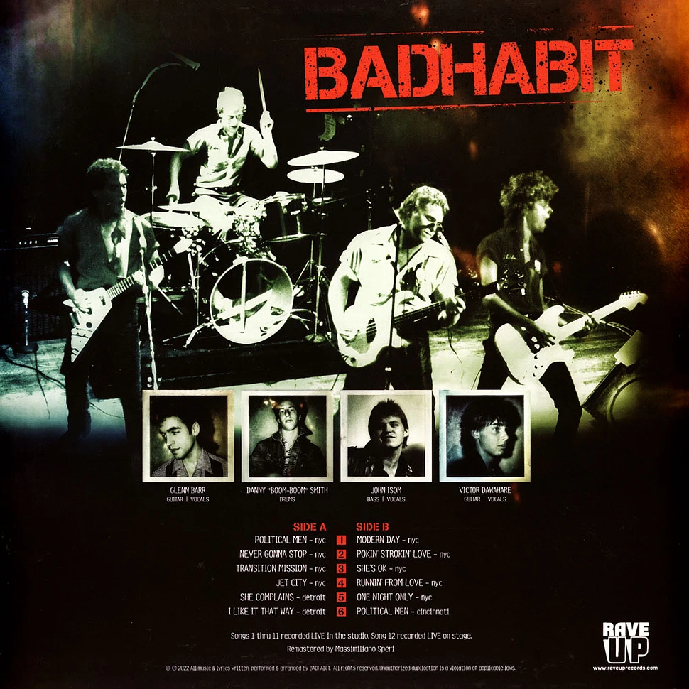 Badhabit - Detroit 1980-1981