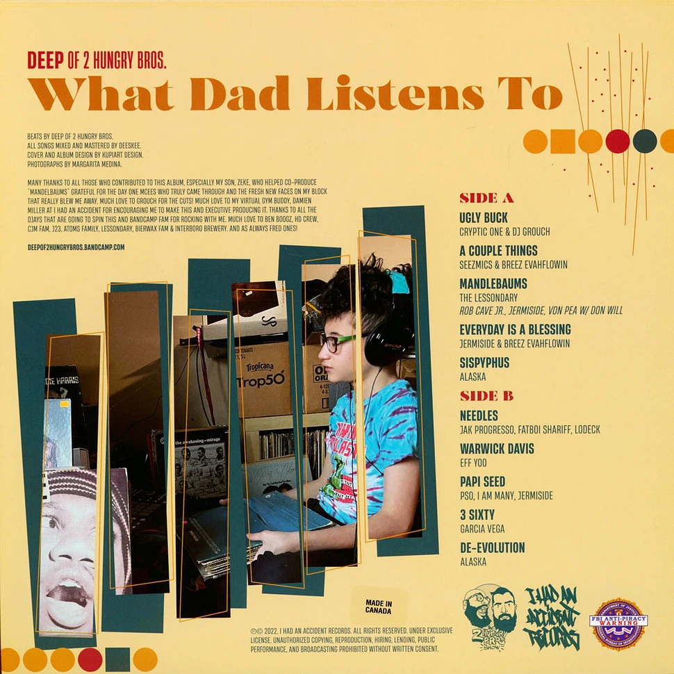 Deep Of 2 Hungry Bros - What Dad Listens To