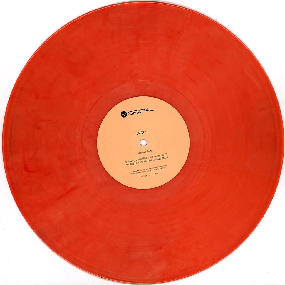ASC - Quantum State Semi-Clear Red Marbled Vinyl Edition