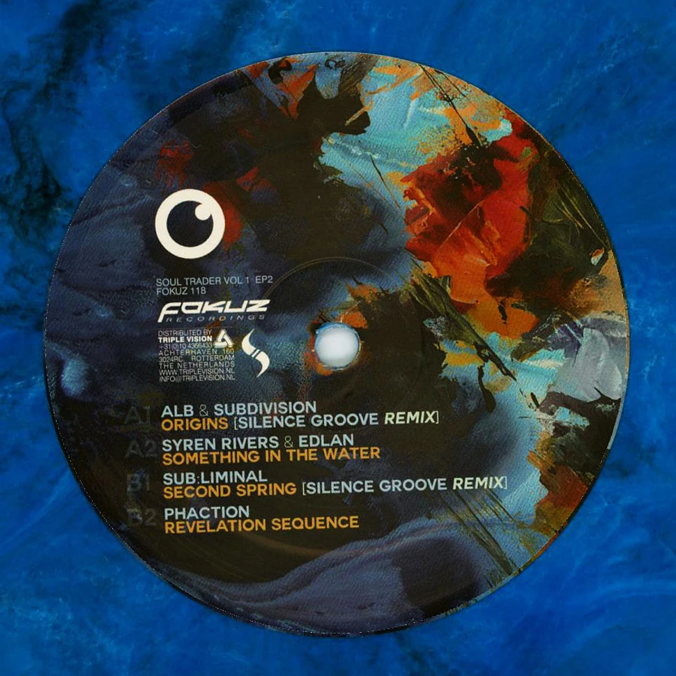 V.A. - Soul Trader Volume 2 Blue Marbled Vinyl Edition