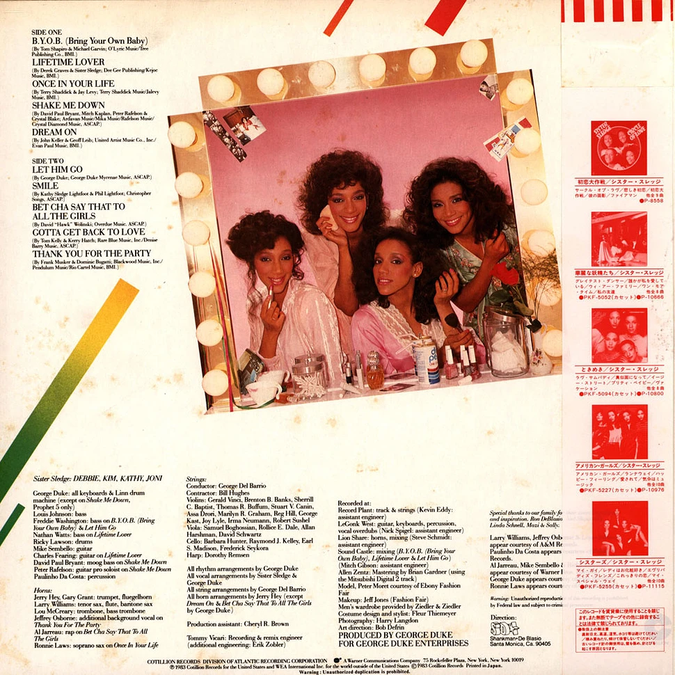 Sister Sledge - Bet Cha Say That To All The Girls