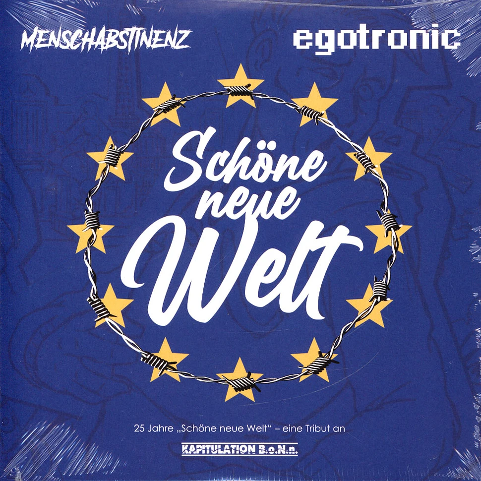 Menschabstinenz/Egotronic - Schöne Neue Welt Blue Vinyl Edition