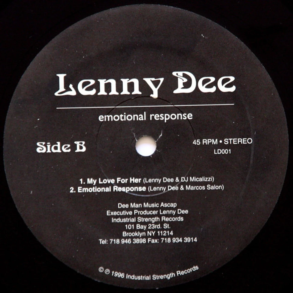 Lenny Dee - Emotional Response