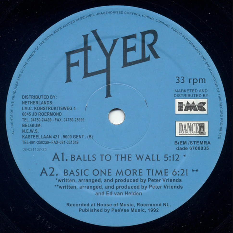 Flyer - Balls To The Wall