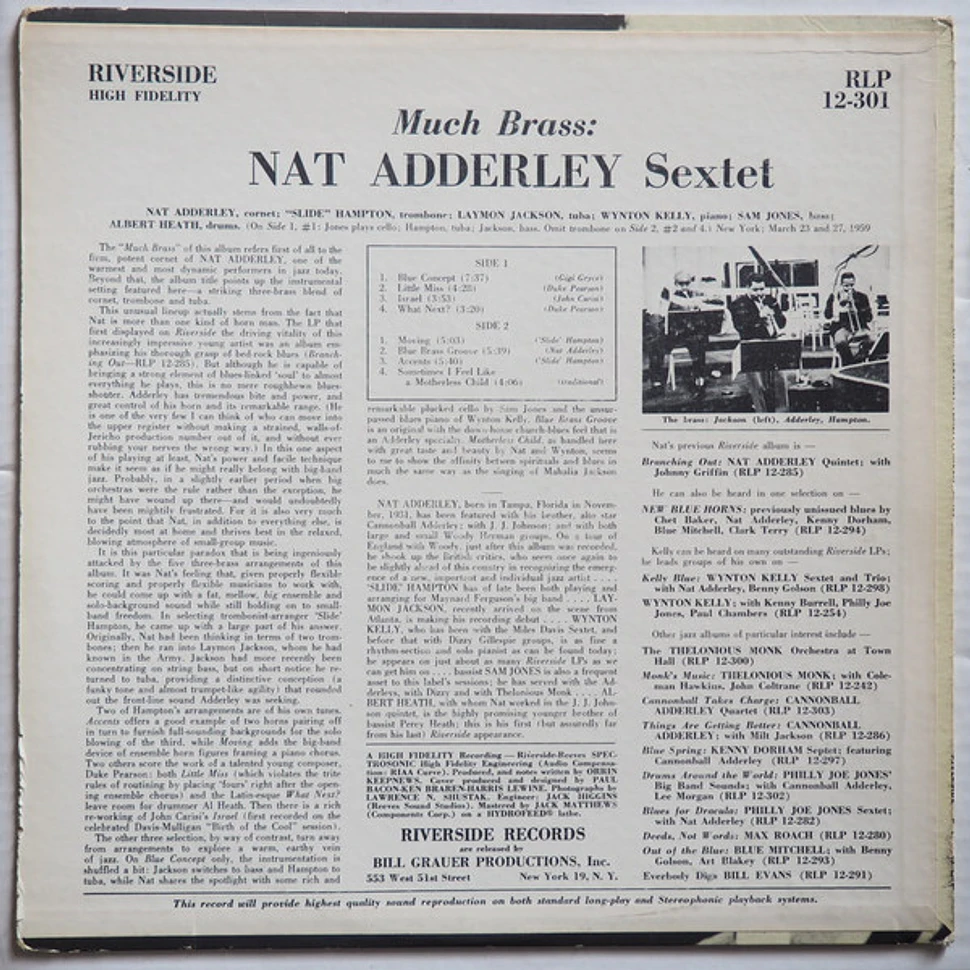Nat Adderley Sextet - Much Brass