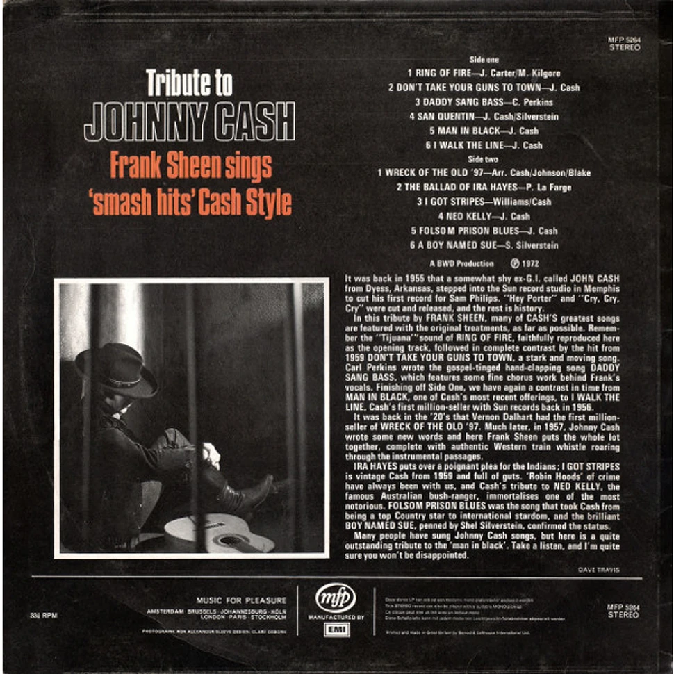 Frank Sheen - Tribute To Johnny Cash