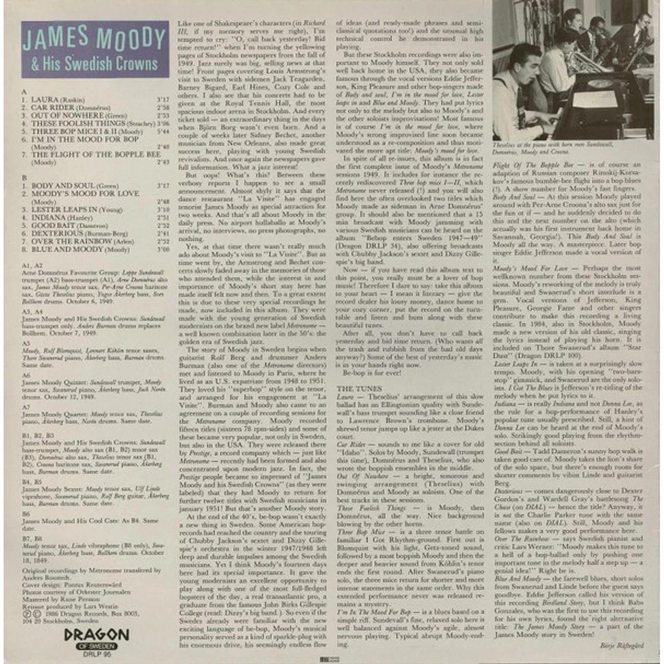 James Moody & His Swedish Crowns - James Moody 1949