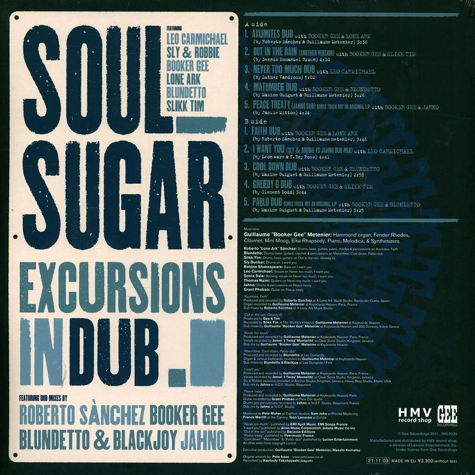 Soul Sugar - Excursions In Dub