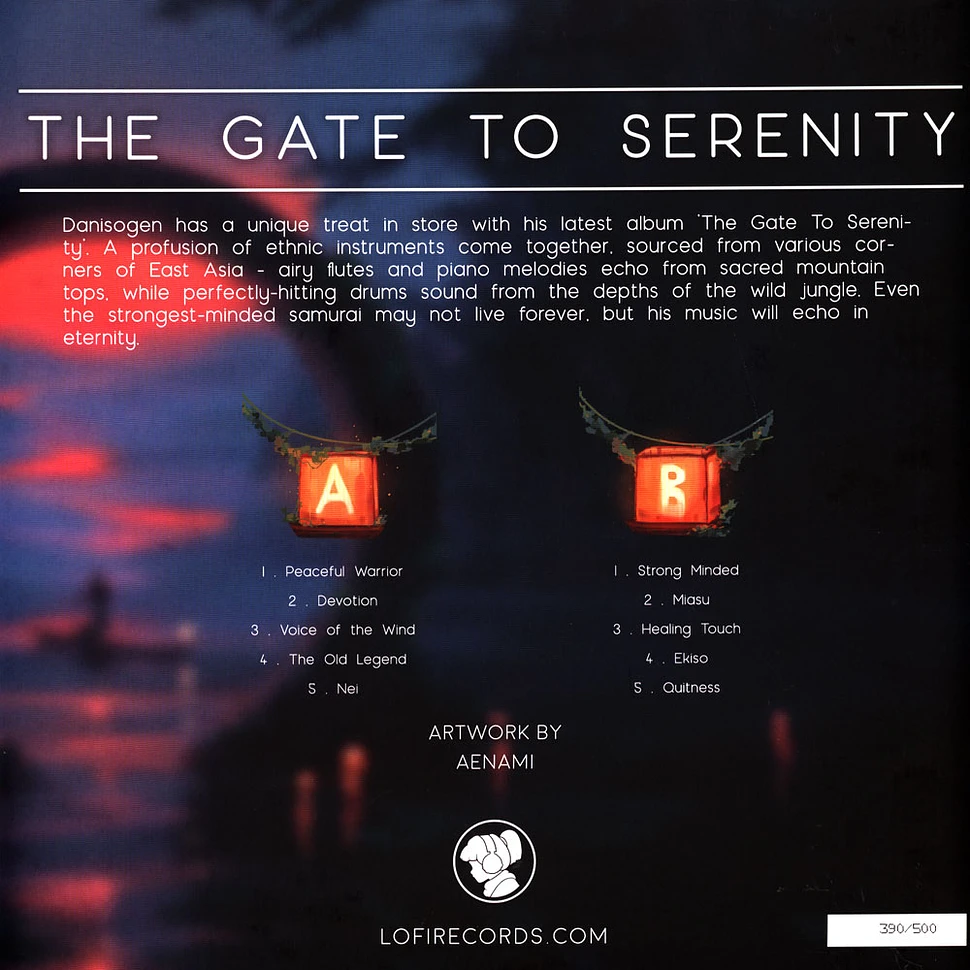 Danisogen - The Gate To Serenity Blue Vinyl Edition