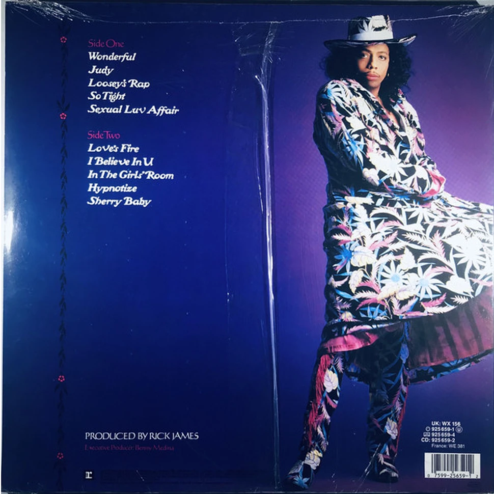 Rick James Wonderful Vinyl Lp 1988 Uk Original Hhv