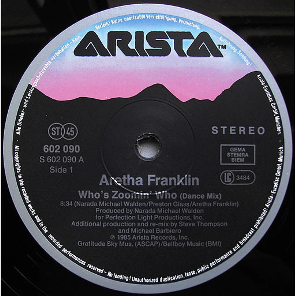 Aretha Franklin - Who's Zoomin' Who