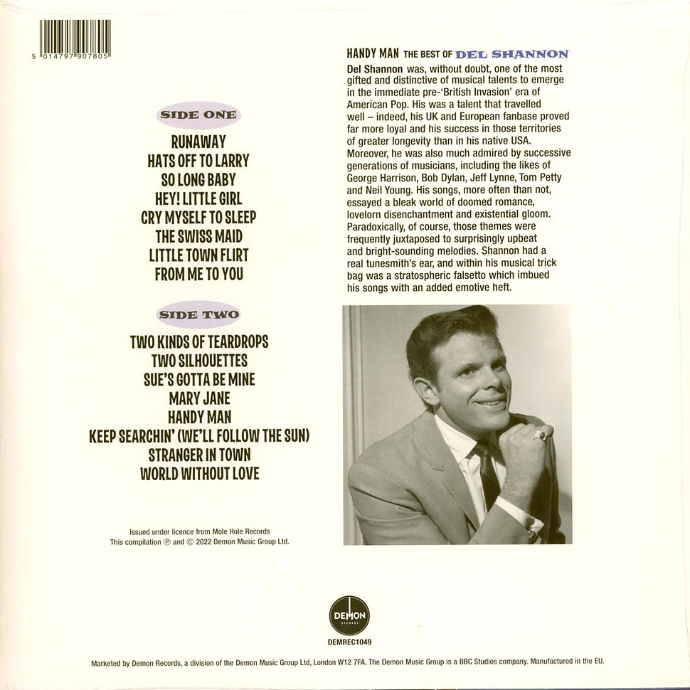 Del Shannon - Handy Man: The Best Of Black Vinyl Edition
