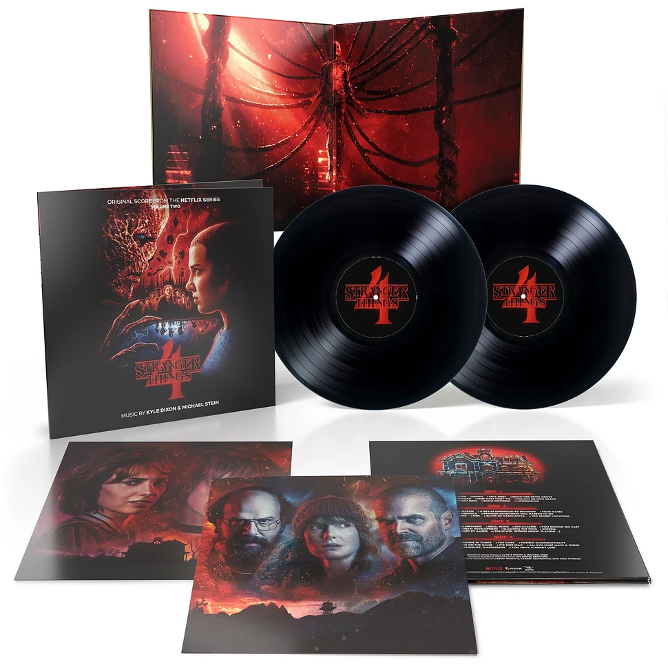 Kyle Dixon & Michael Stein - Stranger Things 4: Volume 2 Original Score Black Vinyl Edition