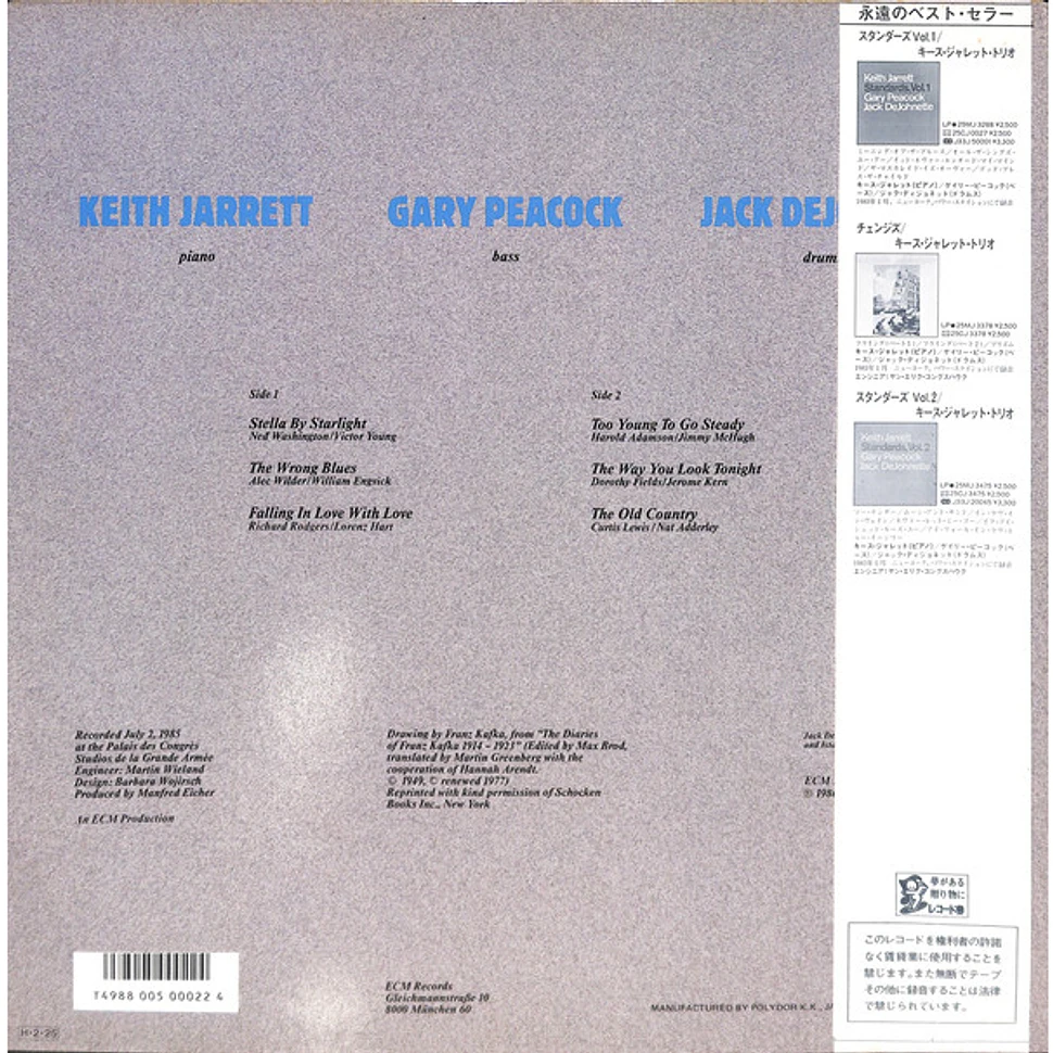 Keith Jarrett Trio Standards Live Vinyl Lp 1986 Jp Original Hhv