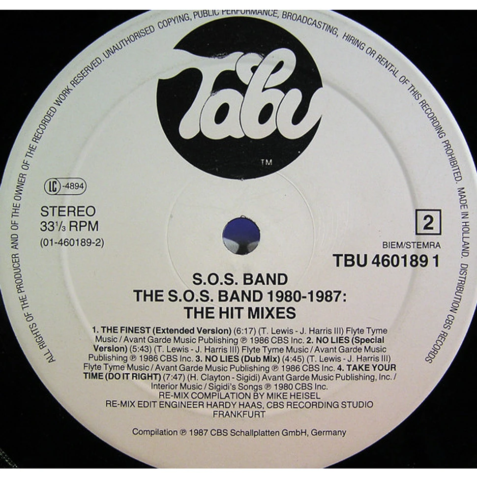 The S.O.S. Band - The SOS Band 1980-1987: The Hit Mixes