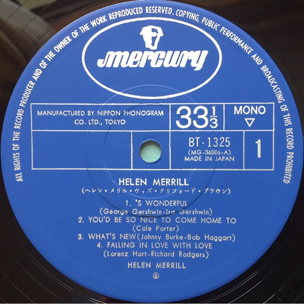 Helen Merrill - Helen Merrill