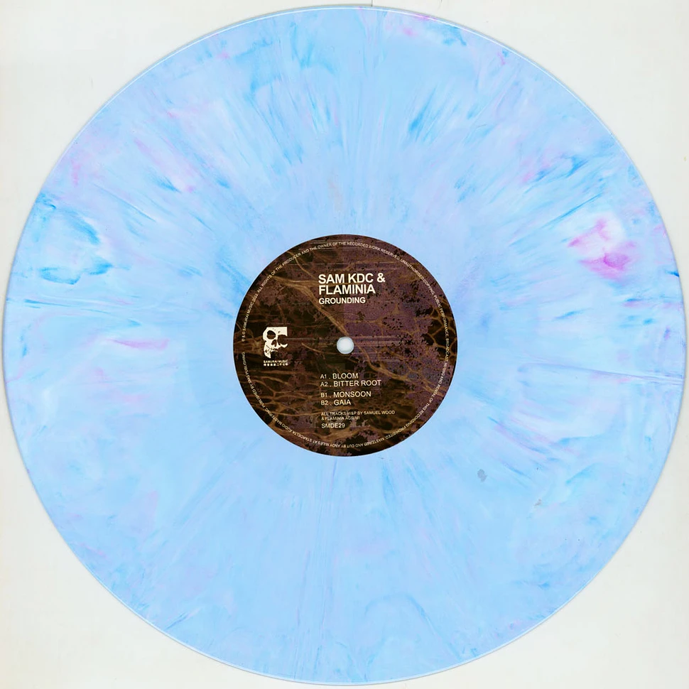 Sam Kdc & Flaminia - Grounding Blue Marbled Vinyl Edition