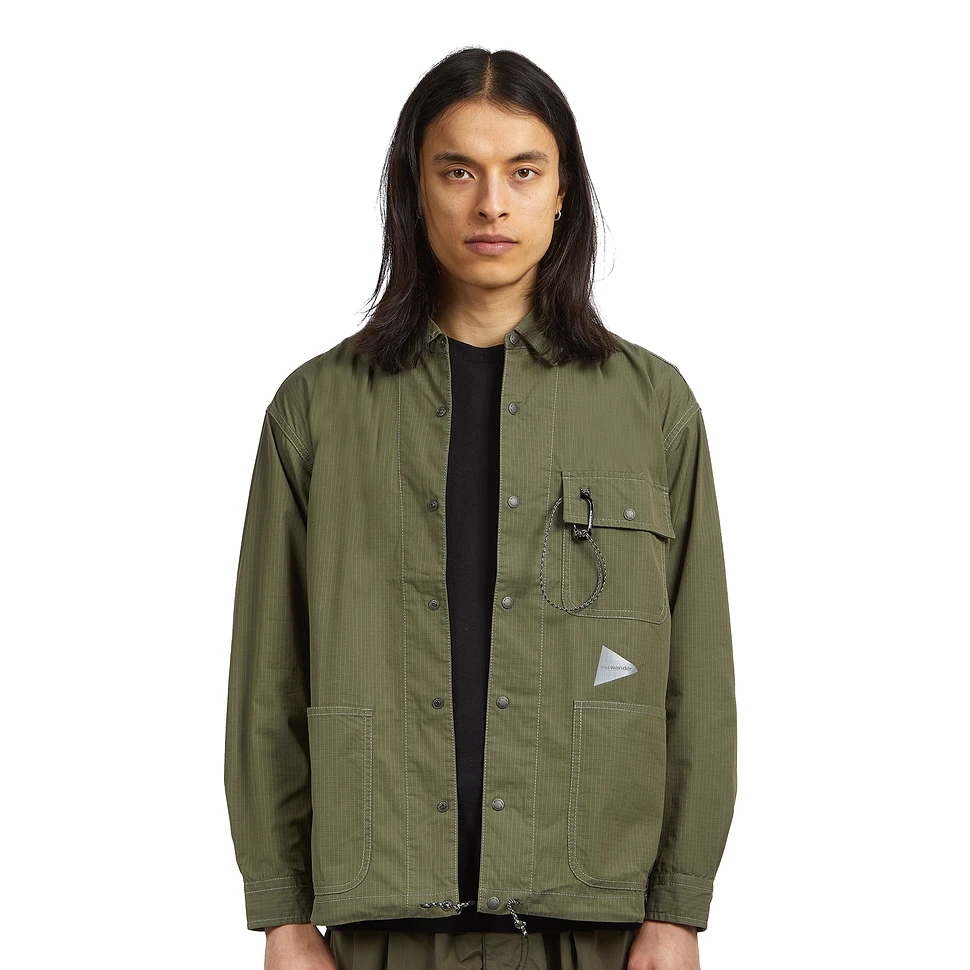 and wander - Dry Rip Shirt Jacket