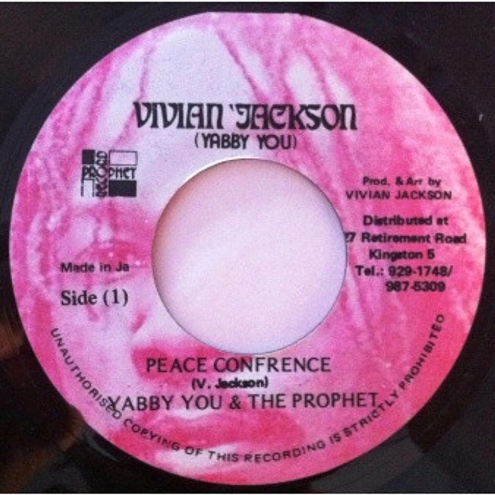 Yabby You & The Prophets - Peace Confrence