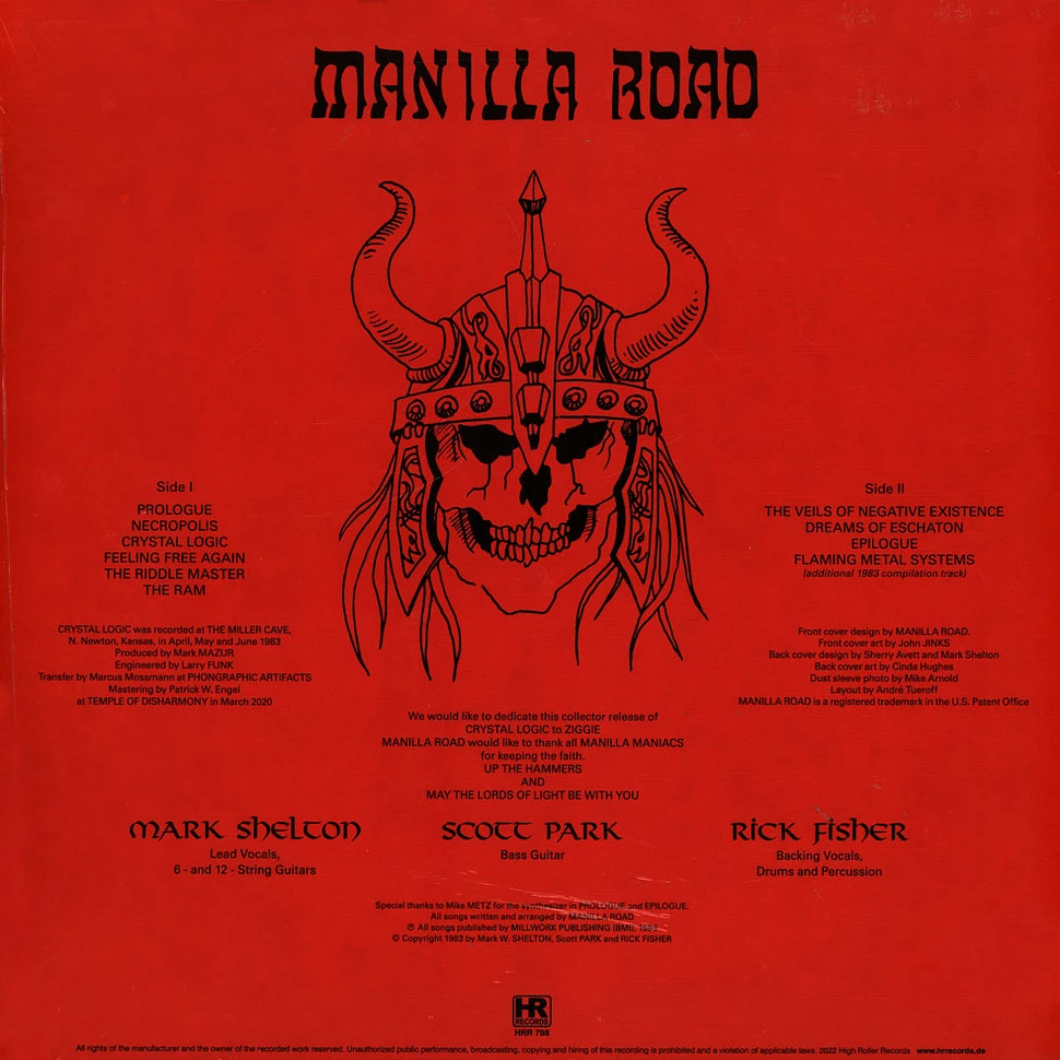 Manilla Road - Crystal Logic Splatter Vinyl Edition