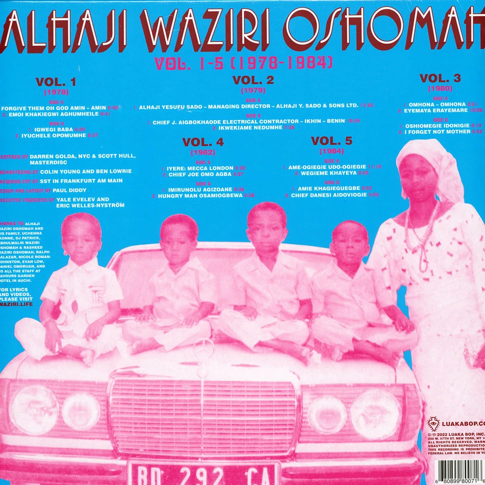 Alhaji Waziri Oshomah - Volume 1-5 1978-1984 Boxset