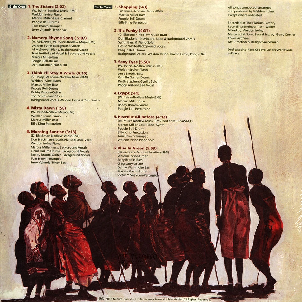 Weldon Irvine - The Sisters Red Vinyl Edition