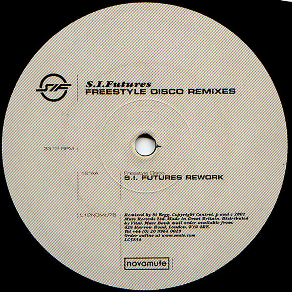 S.I. Futures - Freestyle Disco Remixes