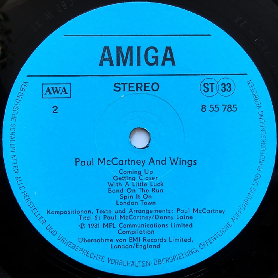 Wings - Paul McCartney And Wings