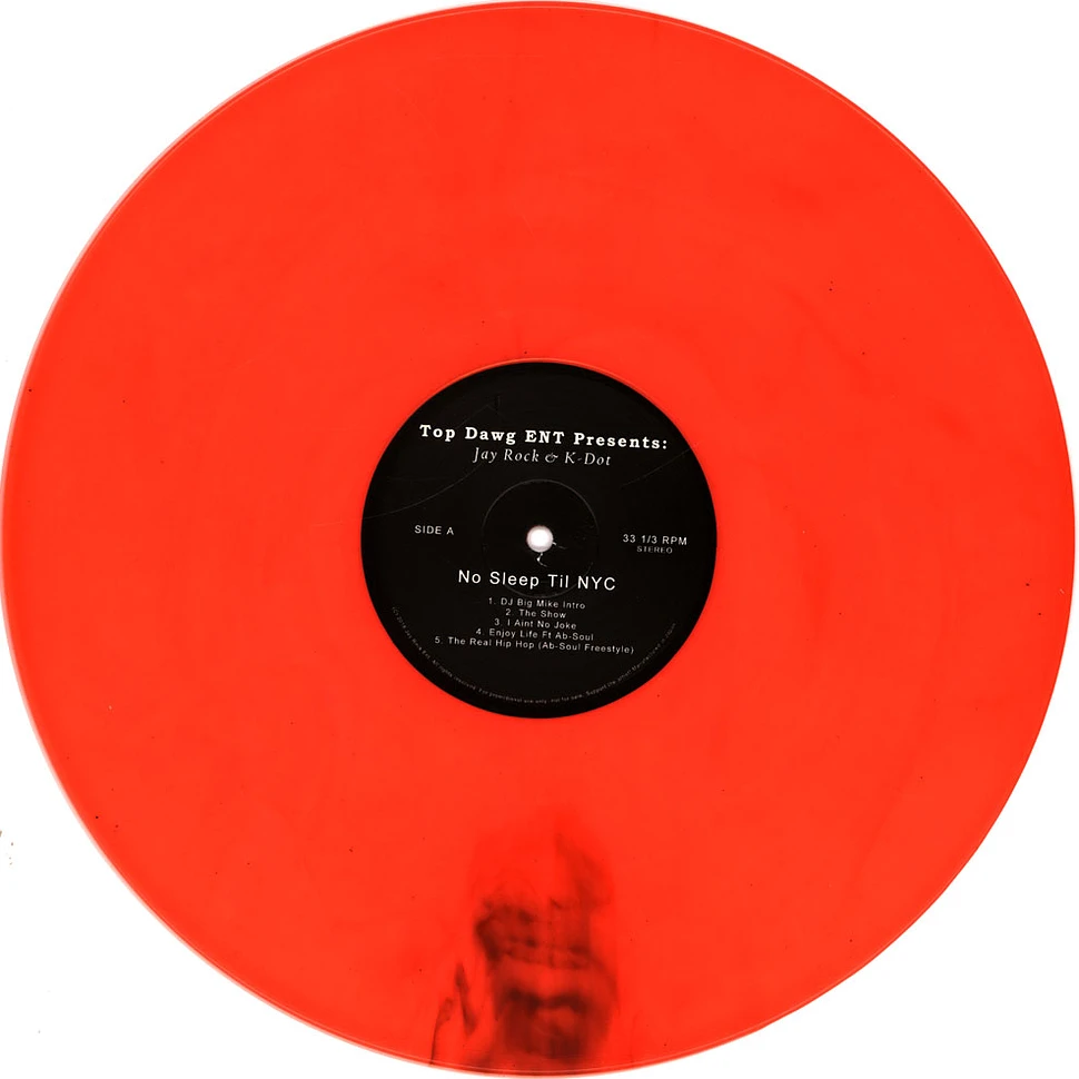 K-Dot (Kendrick Lamar) & Jay Rock - No Sleep Til Nyc Colored Vinyl