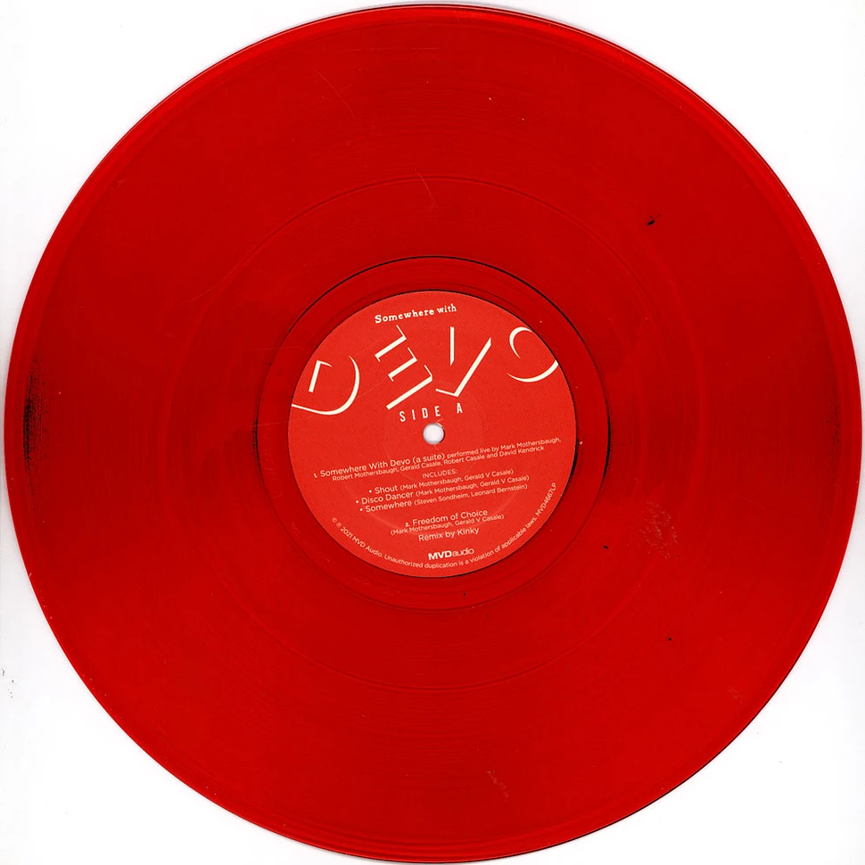 Devo - Somewhere With Devo Clear Red Vinyl Edition