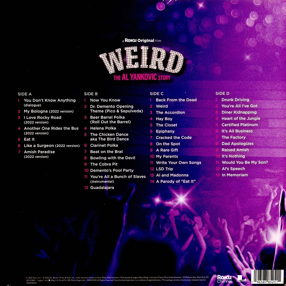 Weird Al Yankovic - OST Weird: The Al Yankovic Story Pink Vinyl Edition