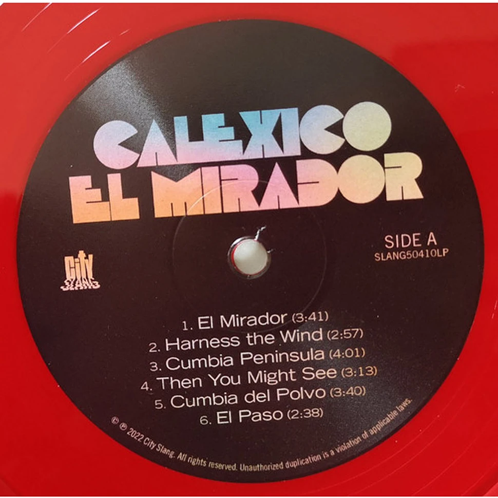 Calexico - El Mirador