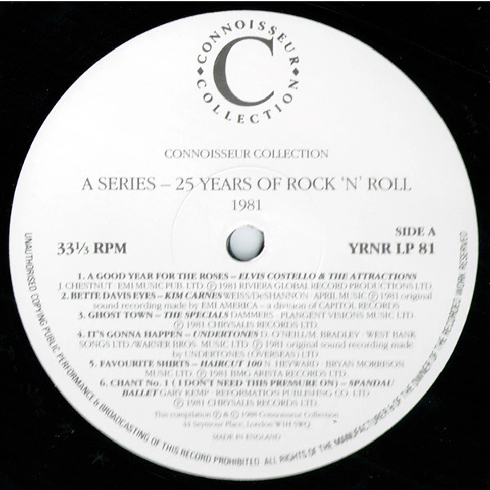 V.A. - 25 Years Of Rock 'N' Roll 1981