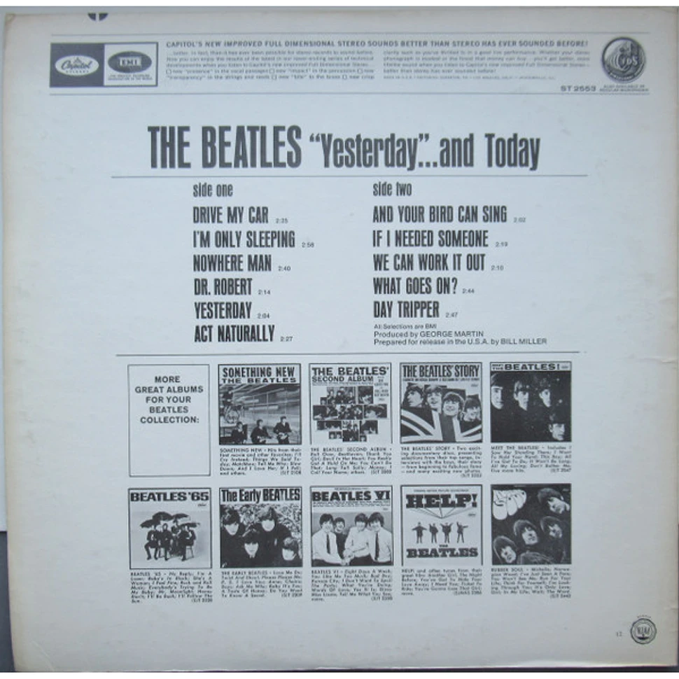 The Beatles - Yesterday And Today