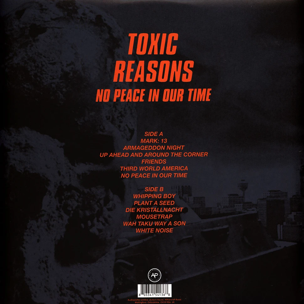 Toxic Reasons - No Peace In Our Time Clear Vinyl Edition